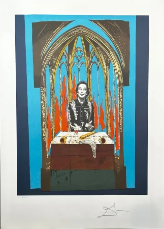 Литография Dali - Dali's Inferno with Original Portfolio Case 