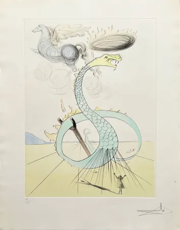 Офорт Dali - Dan