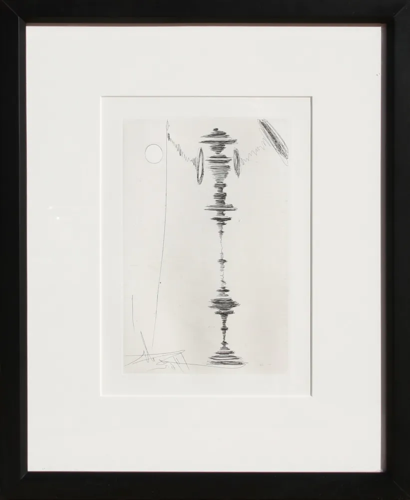 Гравюра Dali - Deux Fatraises (Spinning Man)