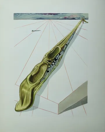 Гравюра На Дереве Dali - Divine Comédie, Enfer 14, Les blasphémateurs