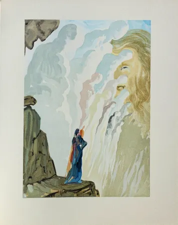 Гравюра На Дереве Dali - Divine Comédie, Purgatoire 12, La beauté des sculptures