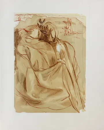 Гравюра На Дереве Dali - Divine Comédie, Purgatoire 30, L'annonce d'un grand événement