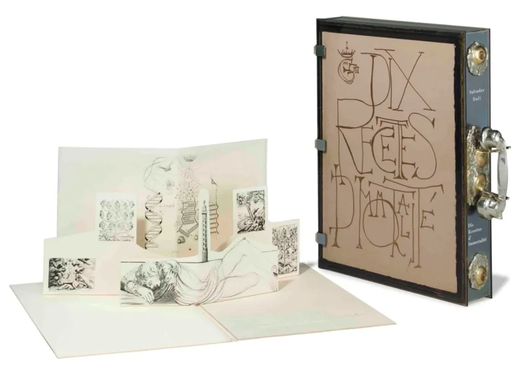 Литография Dali - Dix Recettes d'Immortalité