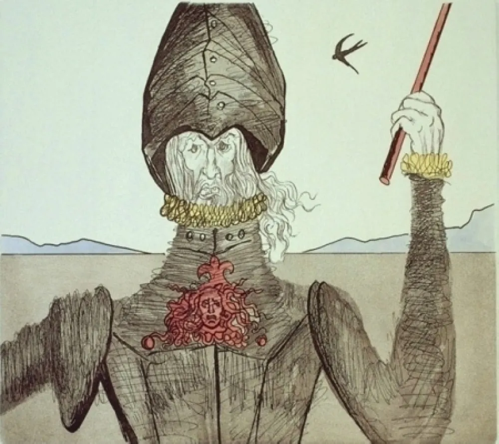 Офорт И Аквитанта Dali - Don Quijote