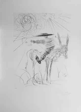 Гравюра Dali - Don Quixote & Sancho Panza Sancho Panza