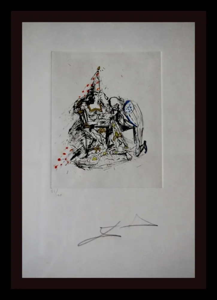 Гравюра Dali - Fantômes Le Soupirant