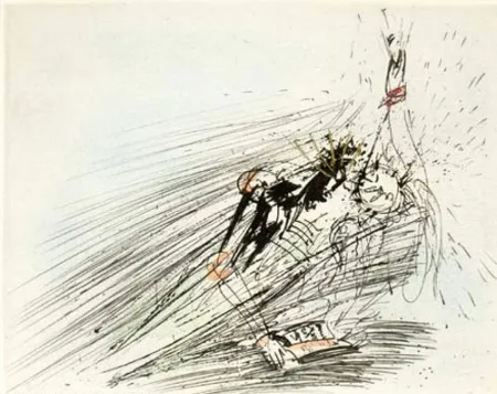 Гравюра Dali - Faust et Marguerite