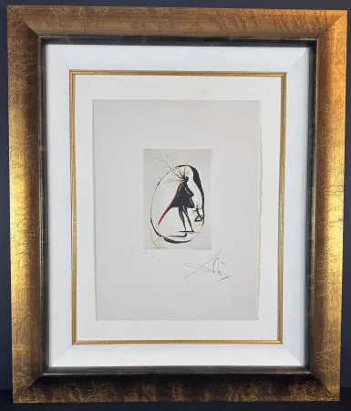 Гравюра Dali - Faust Vignettes Mephisto (Le Cercel Magique)