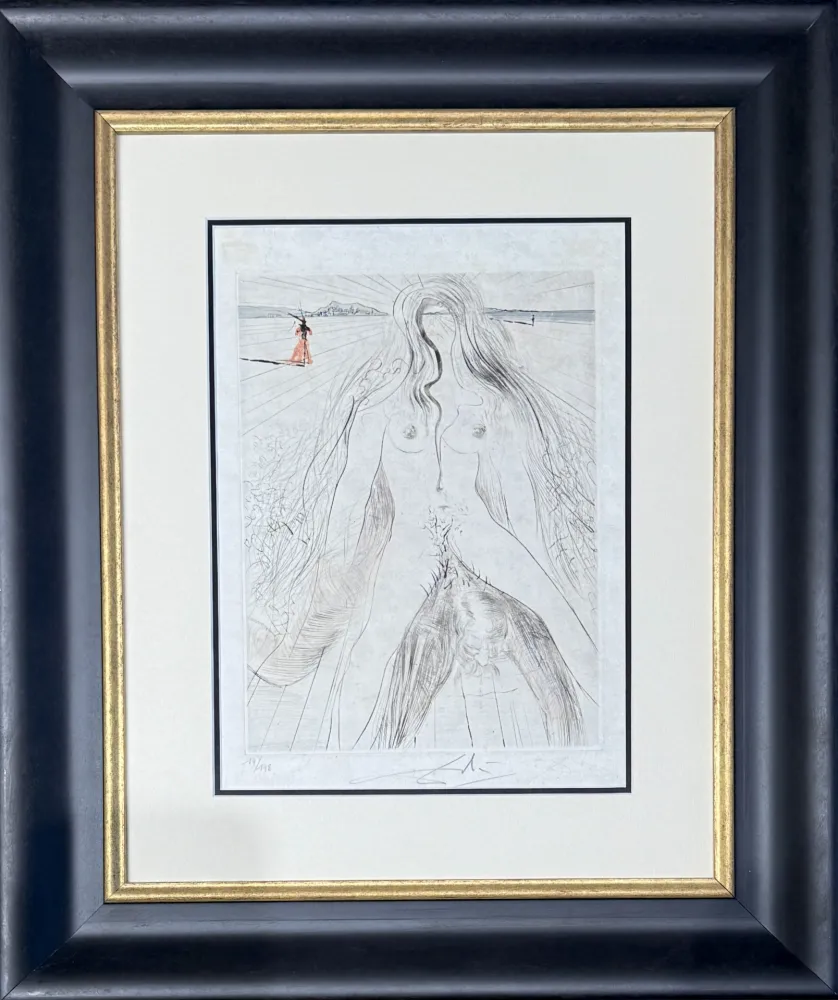 Гравюра Dali - Femme à cheval