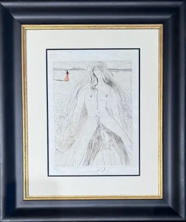 Гравюра Dali - Femme à cheval