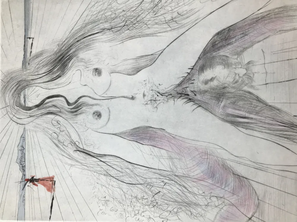 Многоэкземплярное Произведение Dali - Femme à cheval (women on Horseback )