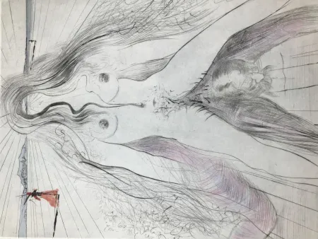 Многоэкземплярное Произведение Dali - Femme à cheval (women on Horseback )