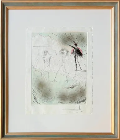 Гравюра Сухой Иглой Dali - Femmes poules (Hen Women)