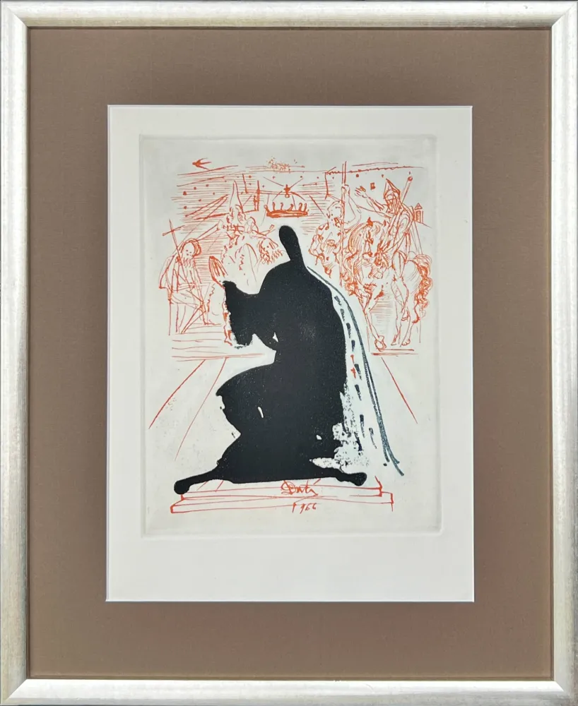 Офорт Dali - Figure in an Ermine Cloak