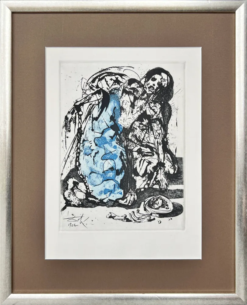 Офорт Dali - Figure in Chains