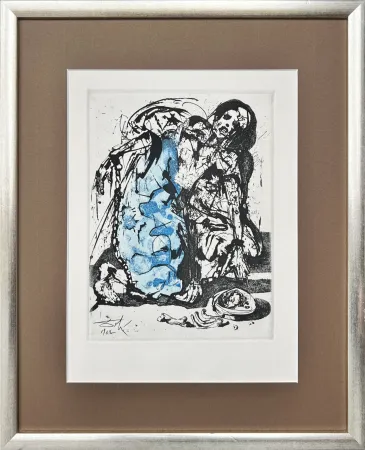 Офорт Dali - Figure in Chains