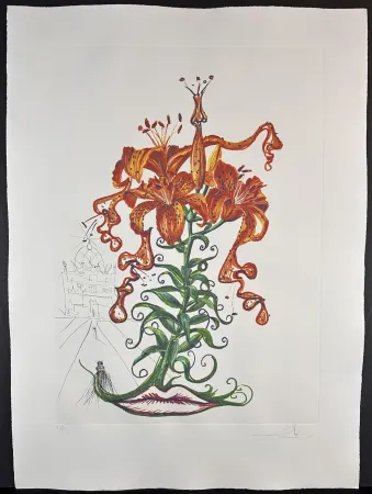 Гравюра Dali - Florals Tiger Lilies