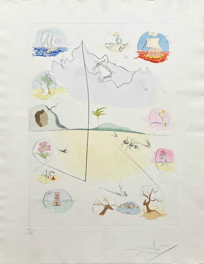 Офорт Dali - Frontispiece