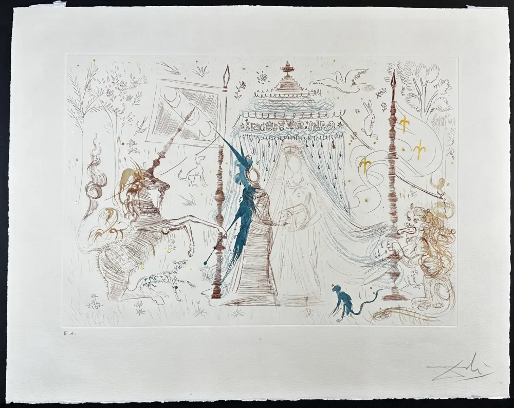 Гравюра Dali - Gala, mon seul desir