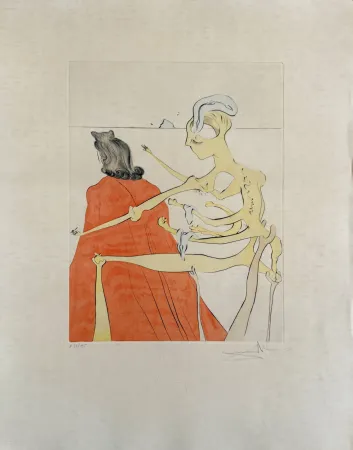 Офорт Dali - Gala's Godly Back