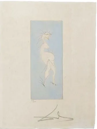 Гравюра Сухой Иглой Dali - Grotesque