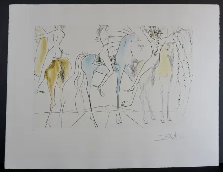 Гравюра Dali - Hamadryades Mimetiques Arborescentes 