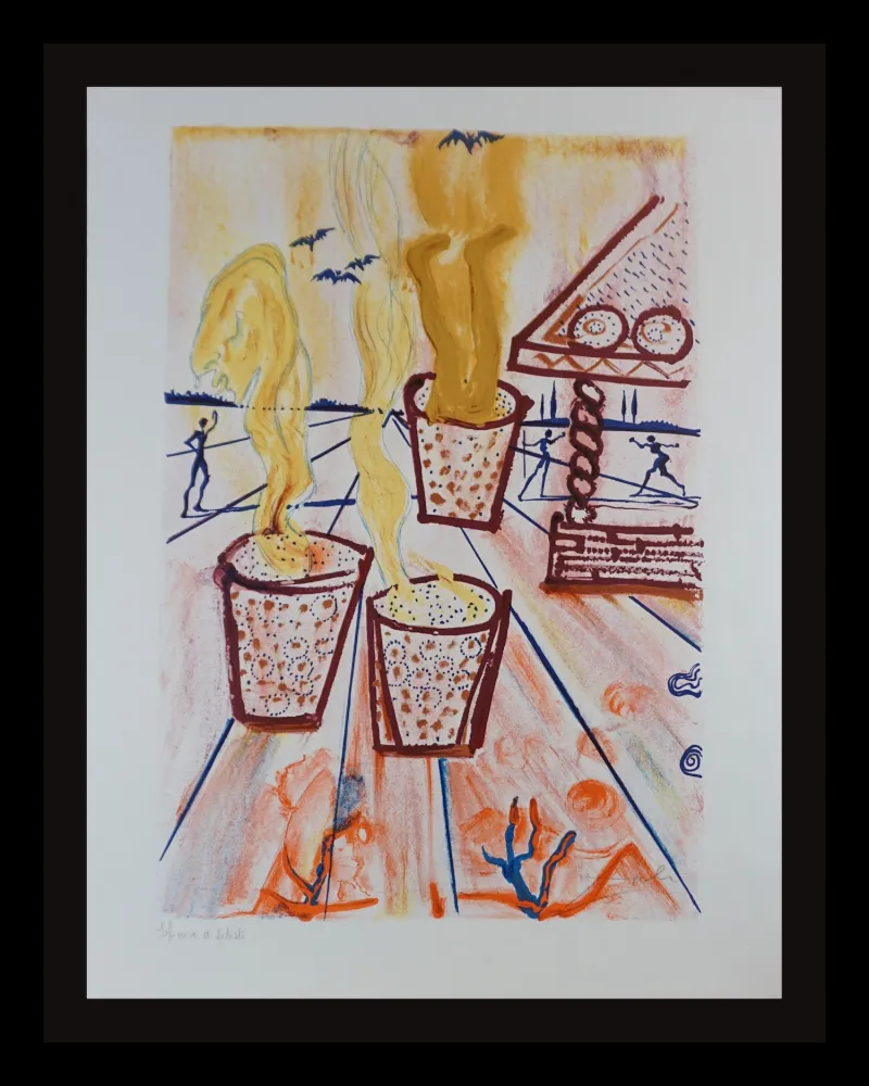 Литография Dali - Hans Christian Anderson The Girl Who Trod on The Loaf 