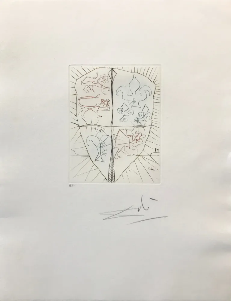 Гравюра Dali - HENRY V (B)