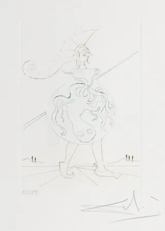 Гравюра Dali - Henry V from Much Ado about Shakespeare