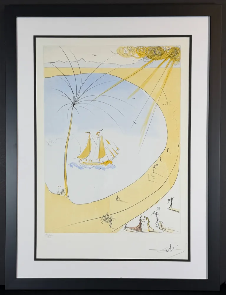 Гравюра Dali - Hommage a Picasso