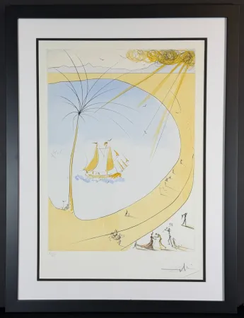 Гравюра Dali - Hommage a Picasso