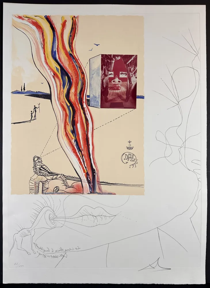 Гравюра Dali - Imaginations & Objects of The Future Liquid & Gaseous TV