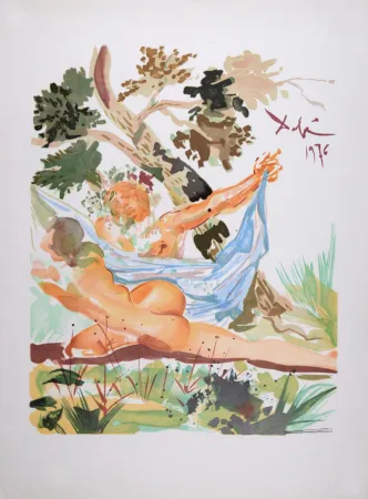 Литография Dali - Infidèle épouse de Menelas, c. 1979