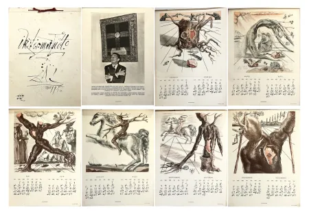 Иллюстрированная Книга Dali - INTERMUNDO. Calendrier pour 1956