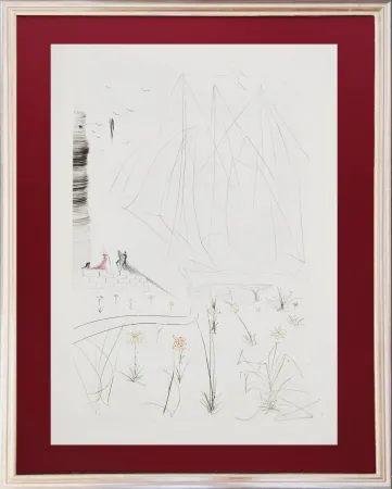 Офорт Dali - Iseult's Arrival
