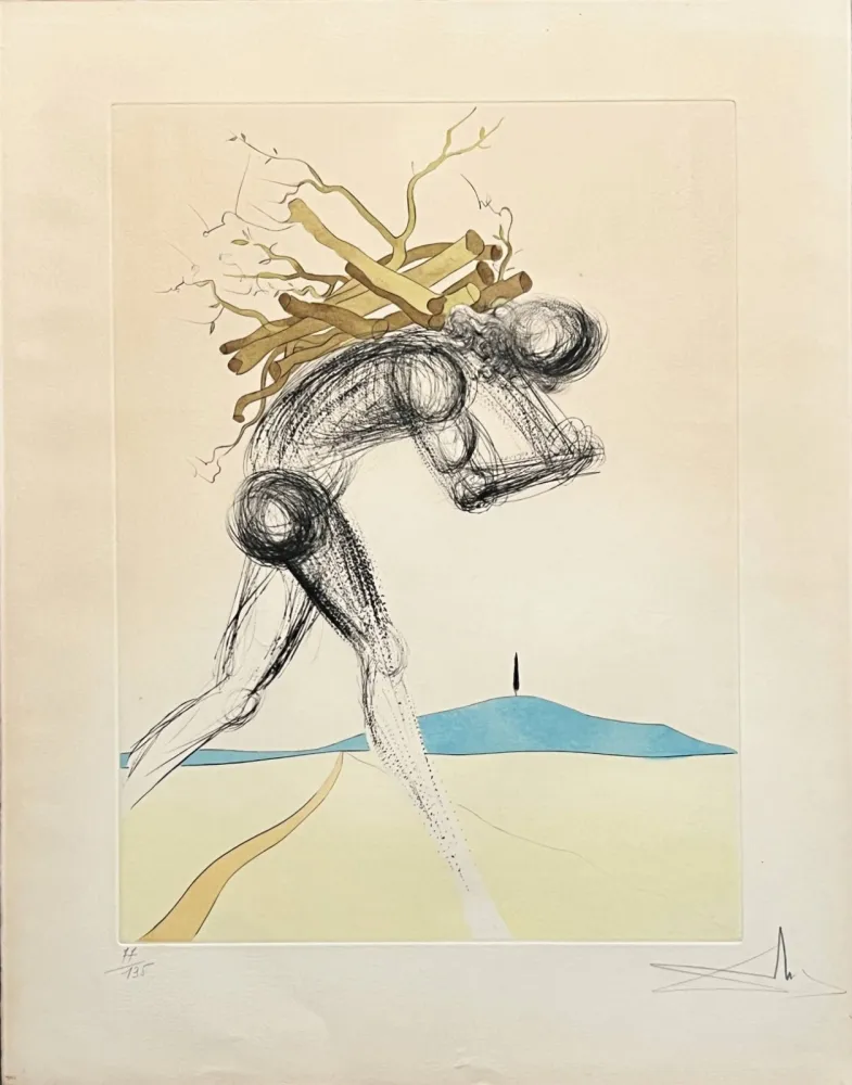 Офорт Dali - Issachar