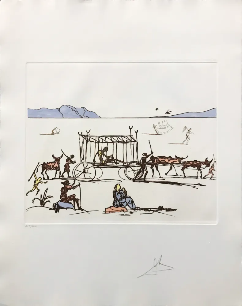 Офорт И Аквитанта Dali - JUDGEMENT