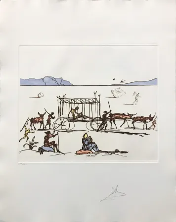 Офорт И Аквитанта Dali - JUDGEMENT