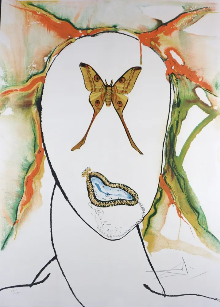 Литография Dali - Kabuki Dancer