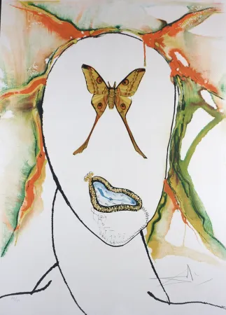 Литография Dali - Kabuki Dancer