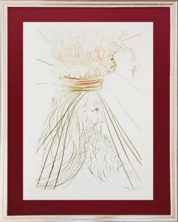 Офорт Dali - King Marc