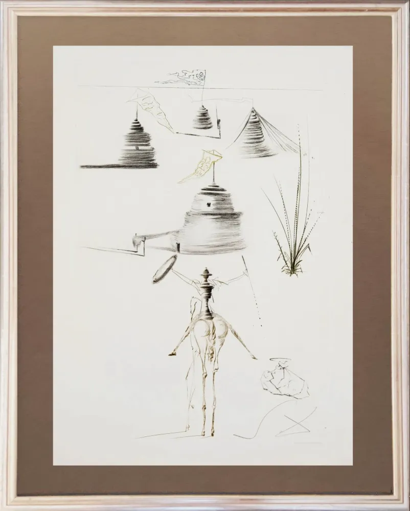 Офорт Dali - King Marc's Camp