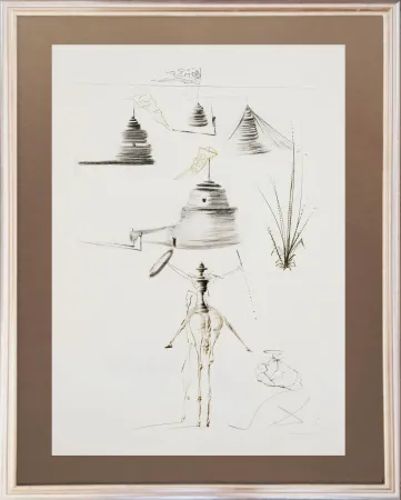 Офорт Dali - King Marc's Camp