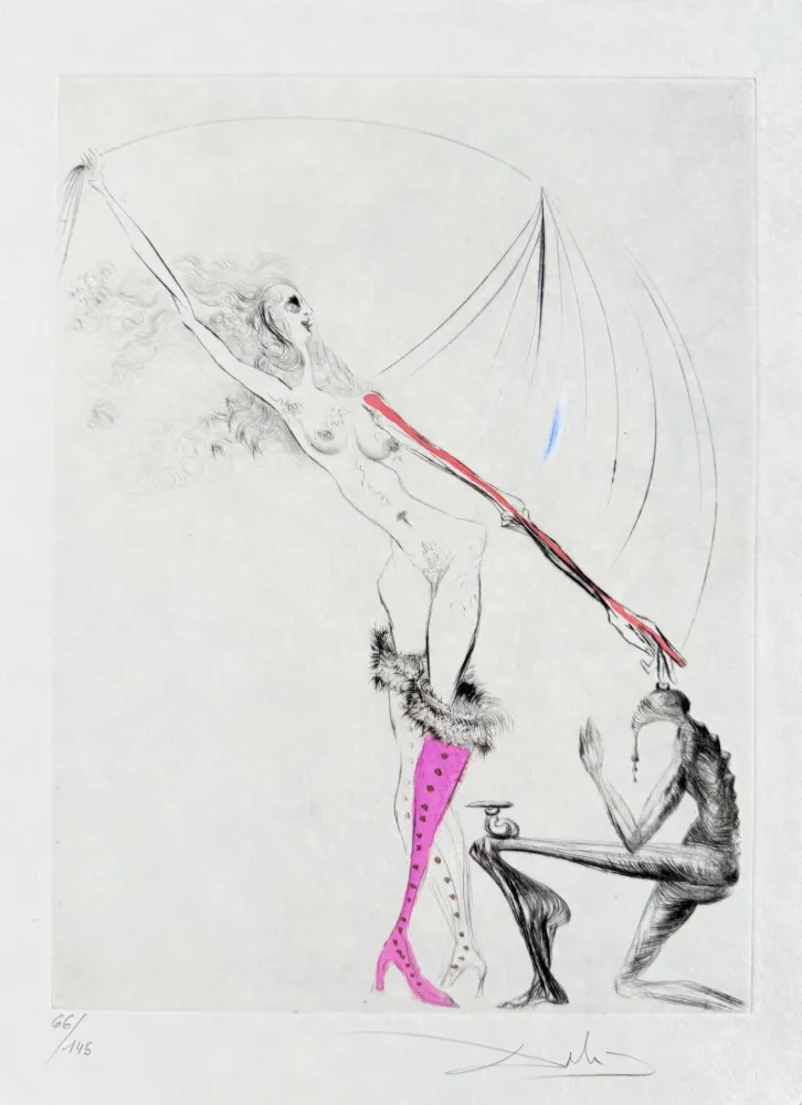 Офорт Dali - La Botte violette