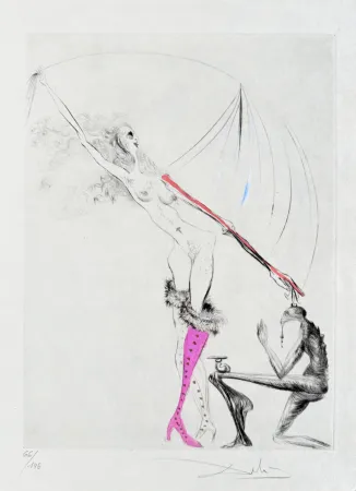 Офорт Dali - La Botte violette