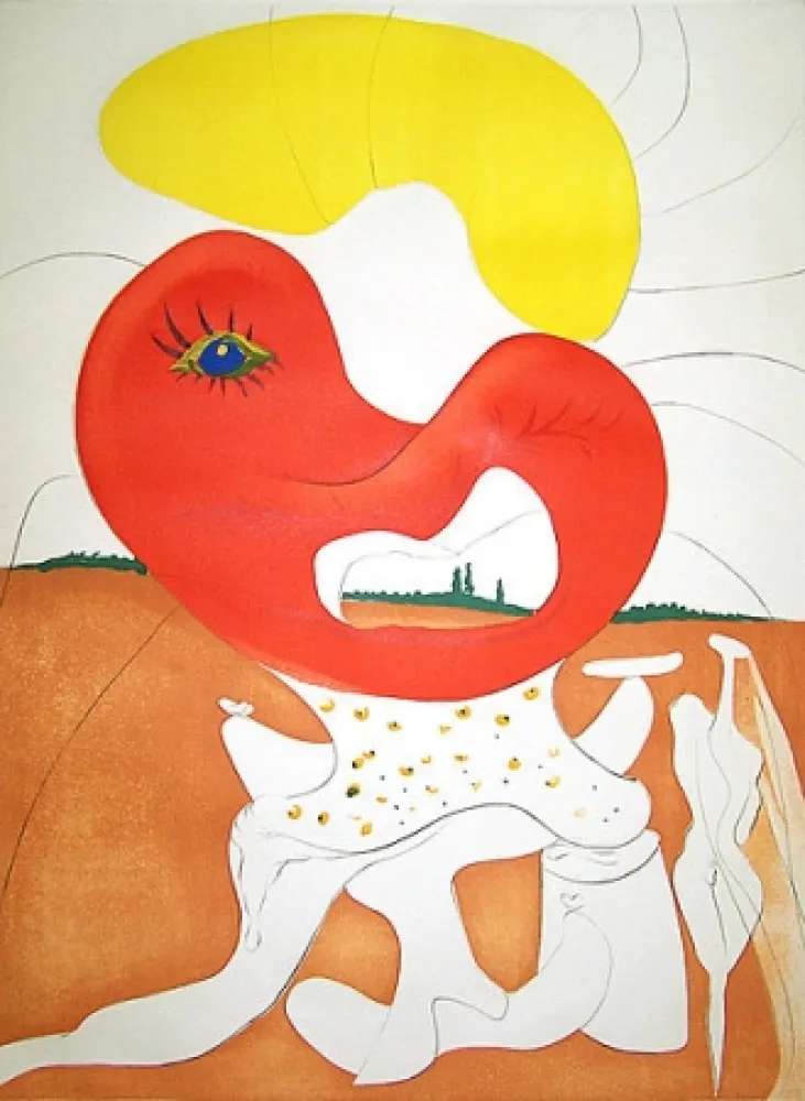 Гравюра Dali - La conquête du cosmos The blood of the Ying and Yang