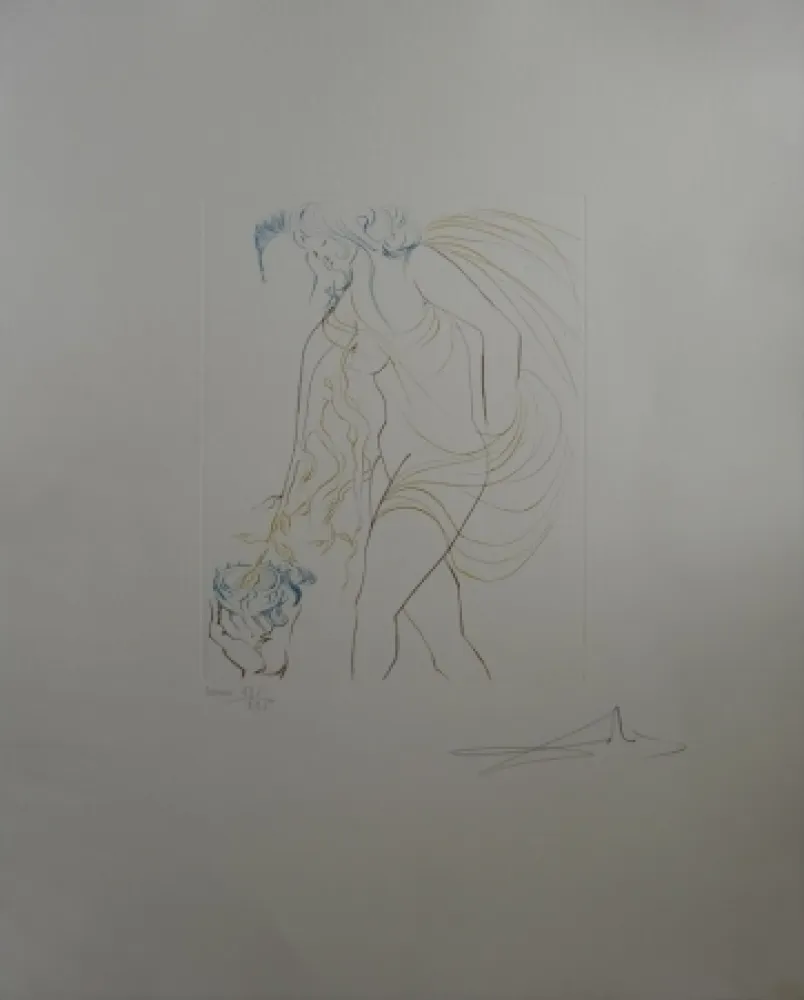 Офорт Dali - La Coupe Offerte