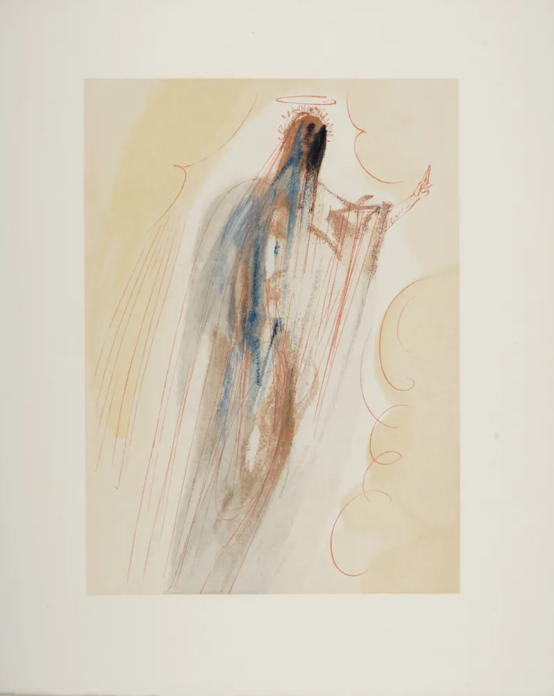 Гравюра На Дереве Dali - La Création des Anges, 1963
