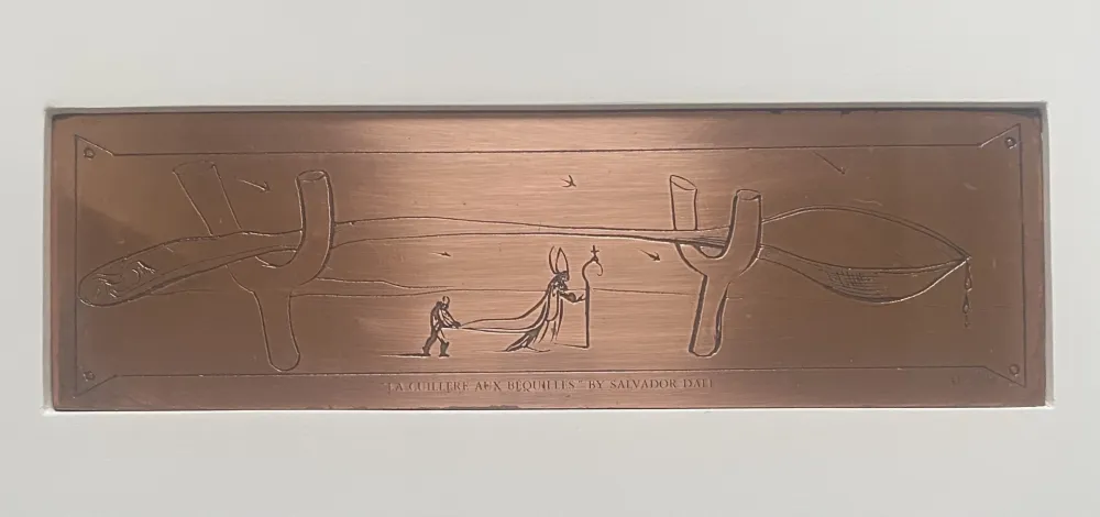 Гравюра Dali - La Cuillere aux Bequilles