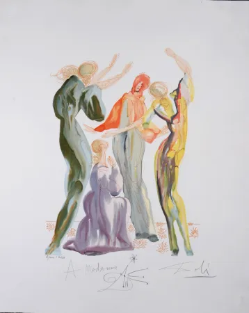 Литография Dali - La Danse, 1960 - Hand-signed